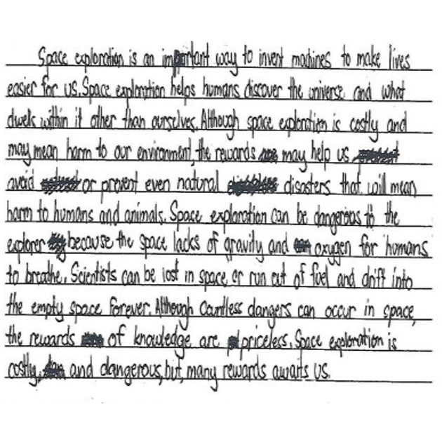 Sample essays grade 8