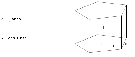 Prism (volume and surface area)