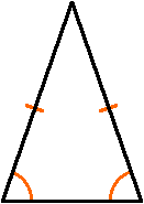 Triangle - two congruent sides and two congruent angles