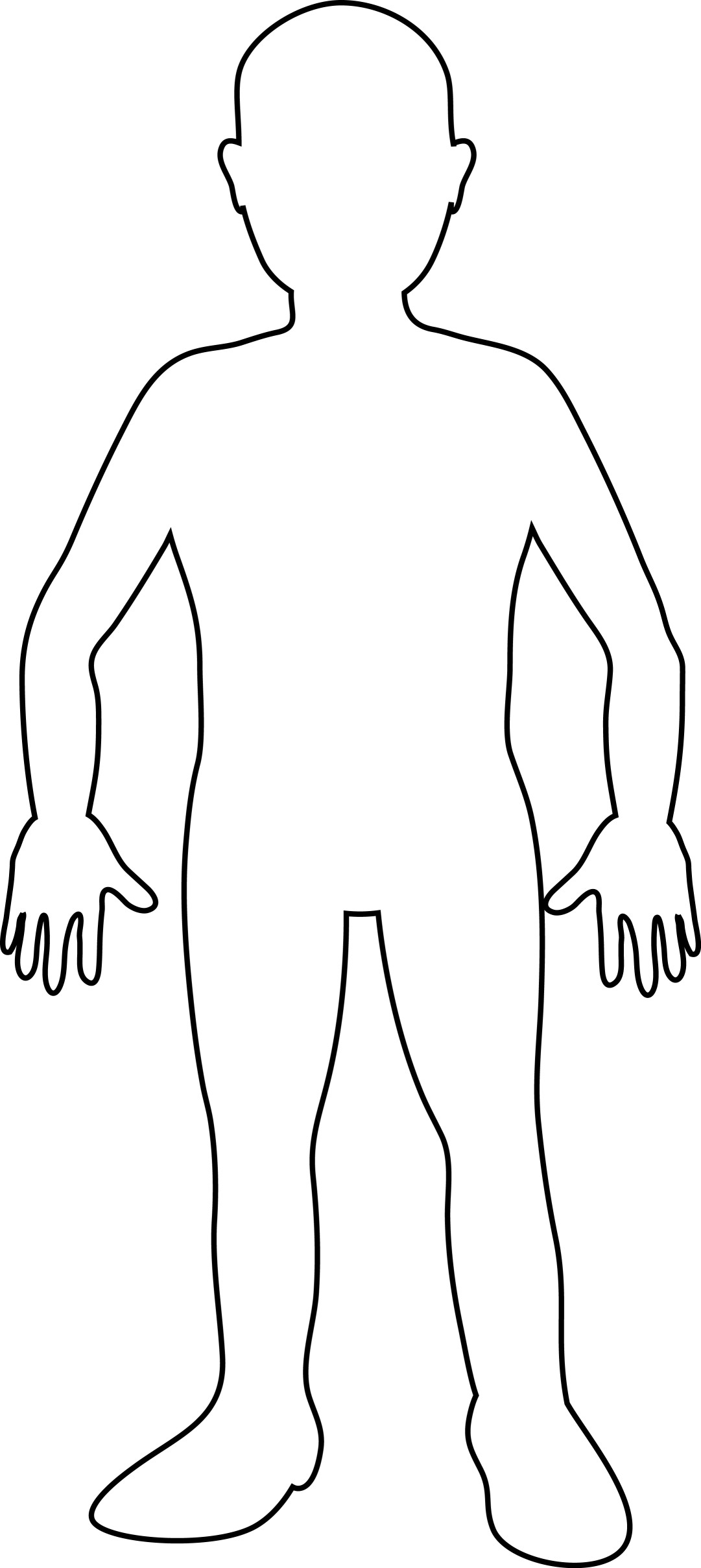 clipart human body outline - photo #39