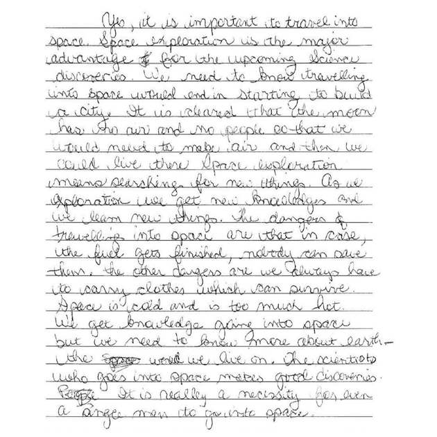 english language creative writing grade 9