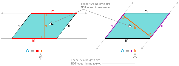 Bases of a Parallelogram
