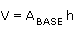 Volume of a pyramid formula
