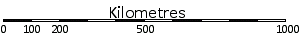 Scale Statement for the Map of Canada