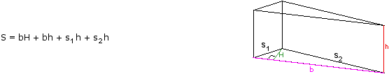 Surface Area of a Right Triangular Prism