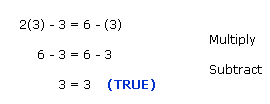 Verify (a Solution) Example One