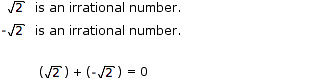 Counterexample (Irrational numbers)