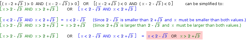 Solution steps
