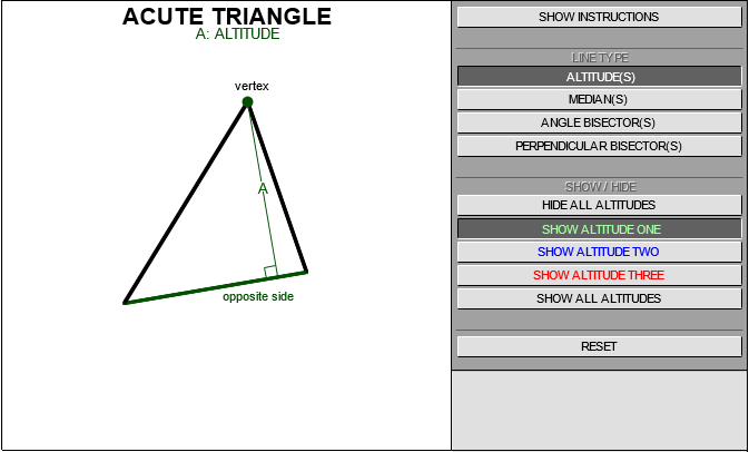 Altitude(s) of a Triangle