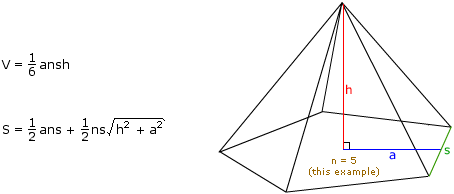 Pyramid Volume Of A Triangular Pyramid Formula
