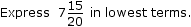 Mixed number question