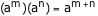Product of Powers (Common Base) Property
