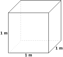 One cubic metre