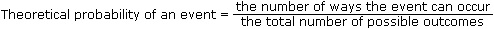 Experimental probability ratio