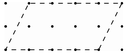 Parallélogramme de 4 points par 2 points