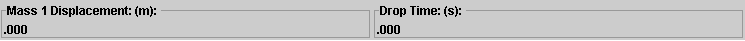 datadisplay displacement and drop time