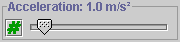 Acceleration Slider